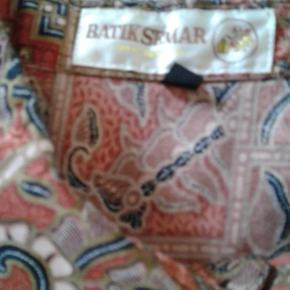 Batik Semar Mens Short Sleeve Button Down Shirt - Picture 4 of 4